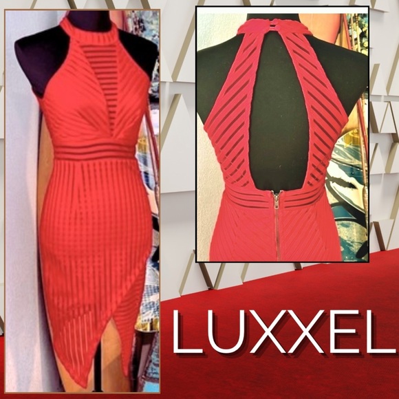 Luxxel Dresses & Skirts - NWT, Luxxel, Stunning Vibrant,Rich Red Cocktail Dress, Small